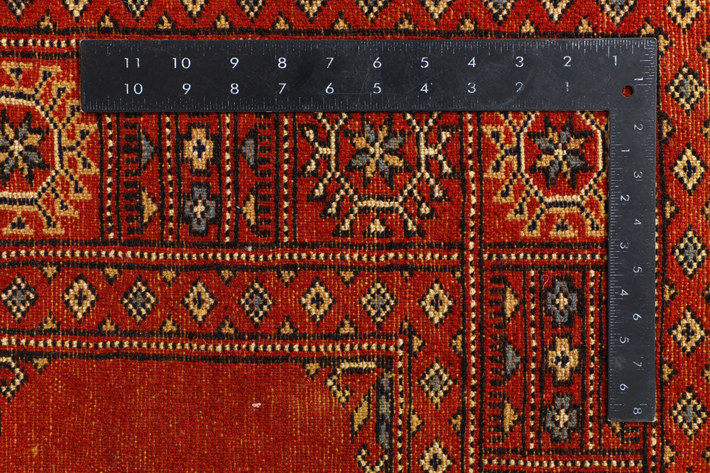 Orange Red Bokhara 4' 2 x 5' 9 - No. 41042 - ALRUG Rug Store