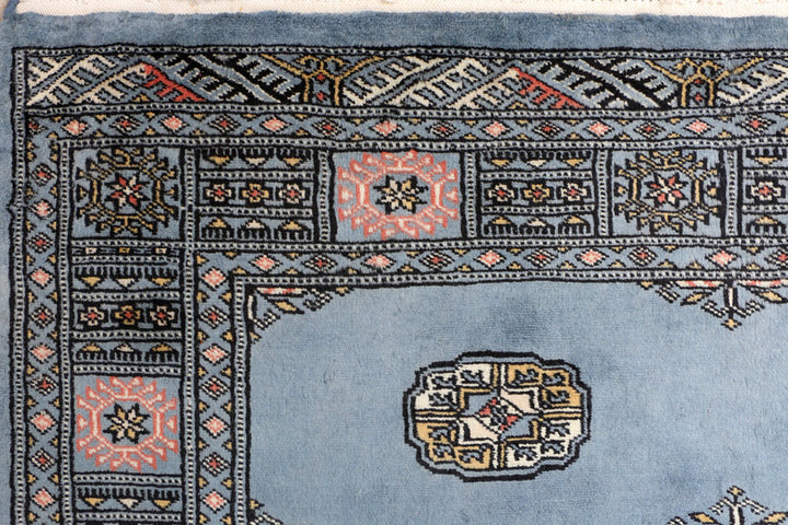 Steel Blue Bokhara 4' x 6' 2 - No. 41048 - ALRUG Rug Store