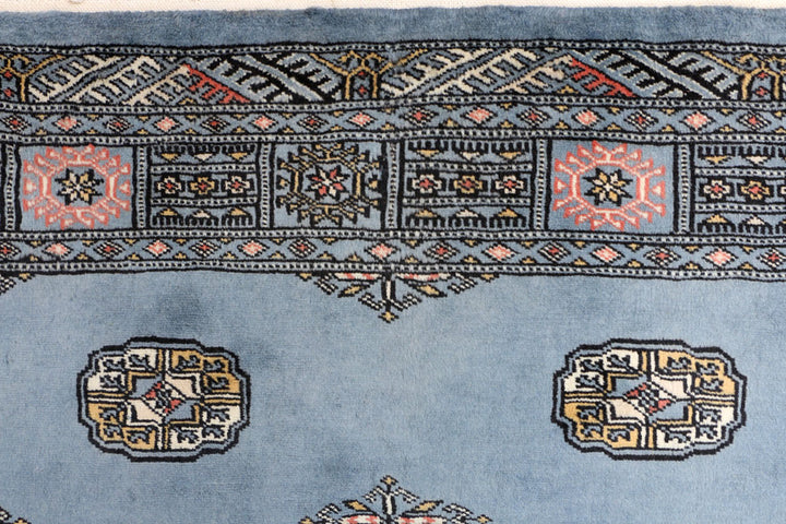 Steel Blue Bokhara 4' x 6' 2 - No. 41048 - ALRUG Rug Store