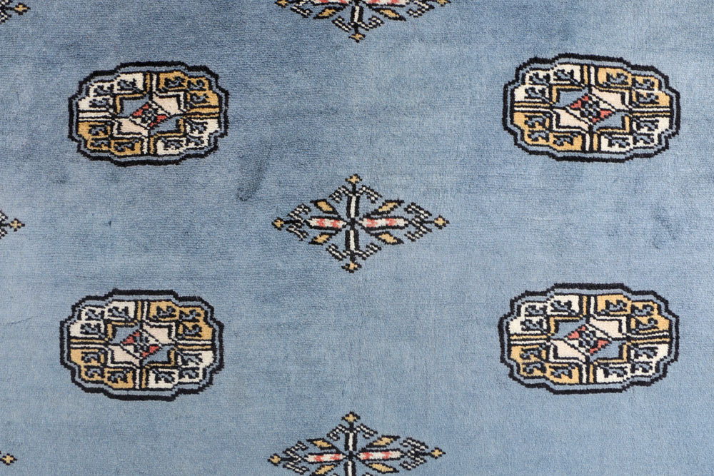 Steel Blue Bokhara 4' x 6' 2 - No. 41048 - ALRUG Rug Store