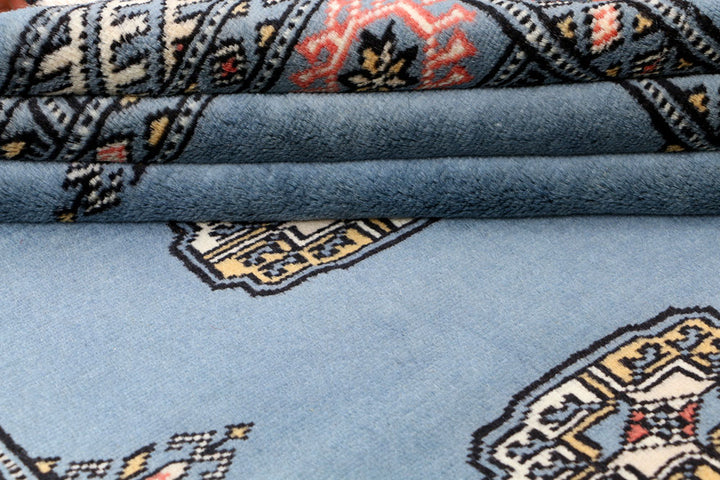 Steel Blue Bokhara 4' x 6' 2 - No. 41048 - ALRUG Rug Store