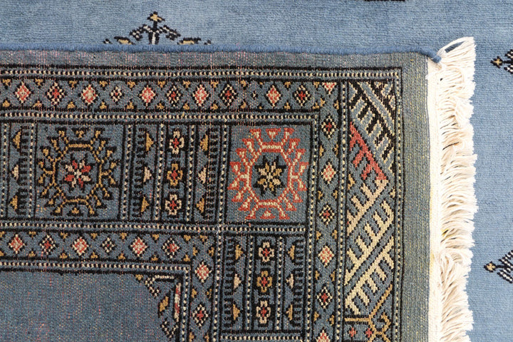 Steel Blue Bokhara 4' x 6' 2 - No. 41048 - ALRUG Rug Store