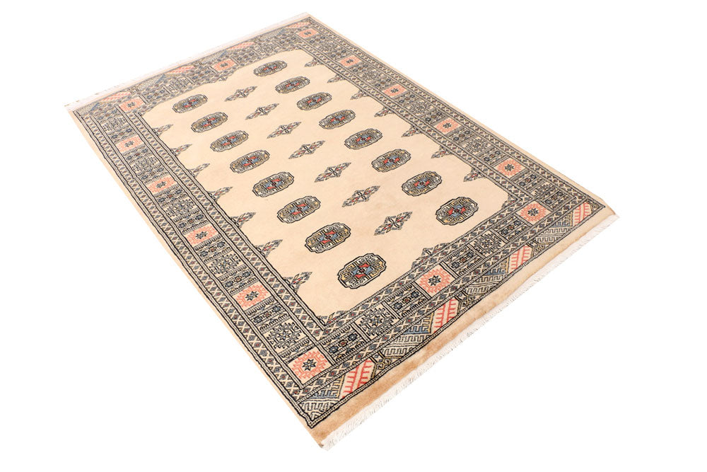 Navajo White Bokhara 4' x 5' 8 - No. 41056 - ALRUG Rug Store
