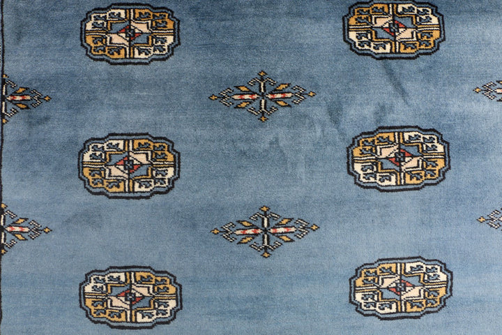 Steel Blue Bokhara 4' 1 x 5' 10 - No. 41073 - ALRUG Rug Store