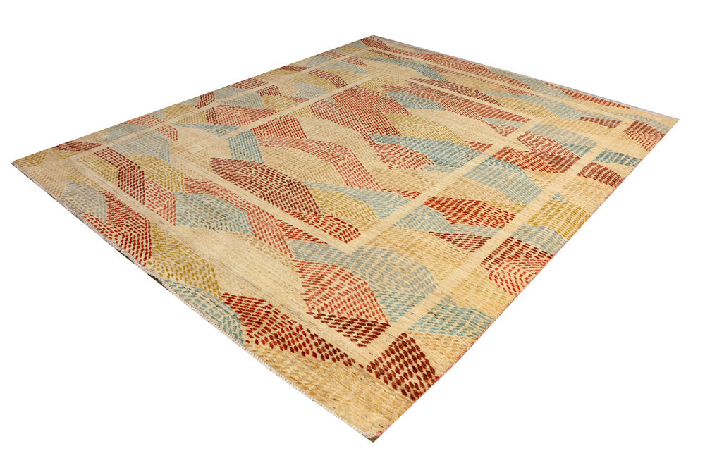 Multi Colored Gabbeh 8' x 9' 7 - No. 41093 - ALRUG Rug Store