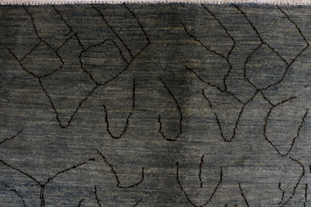 Grey Gabbeh 5' 11 x 9' 1 - No. 41108 - ALRUG Rug Store