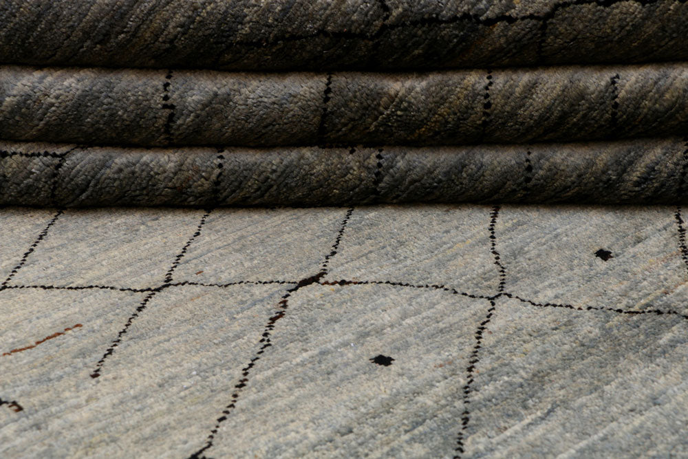 Grey Gabbeh 5' 11 x 9' 1 - No. 41108 - ALRUG Rug Store