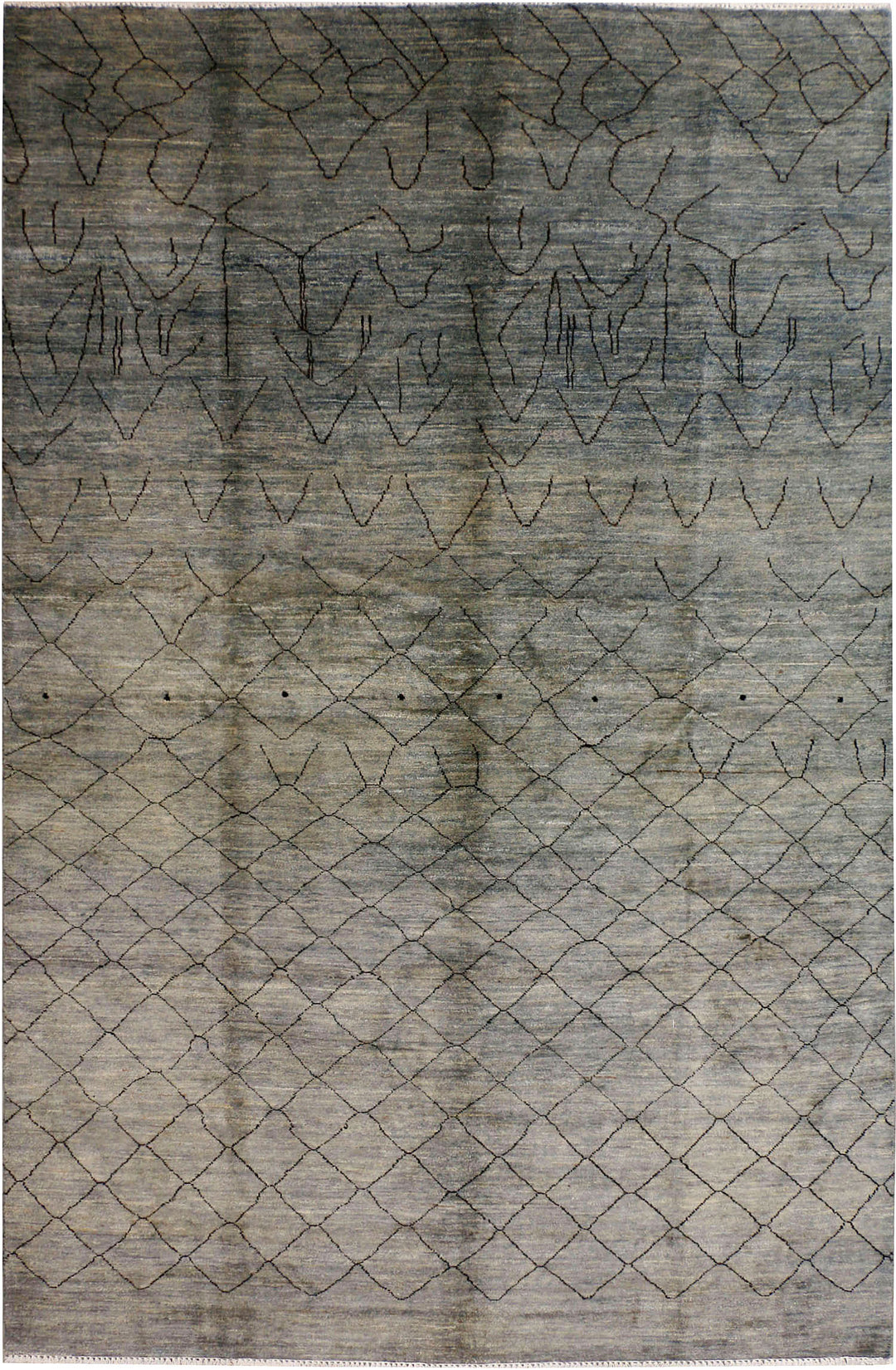 Grey Gabbeh 5' 11 x 9' 1 - No. 41108 - ALRUG Rug Store