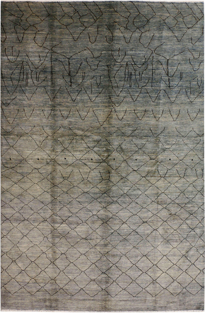 Grey Gabbeh 5' 11 x 9' 1 - No. 41108 - ALRUG Rug Store