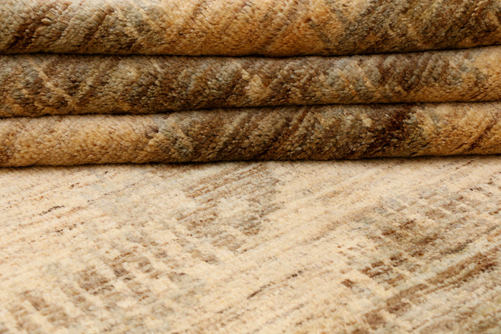 Navajo White Ikat 6' 8 x 9' 9 - No. 41111 - ALRUG Rug Store