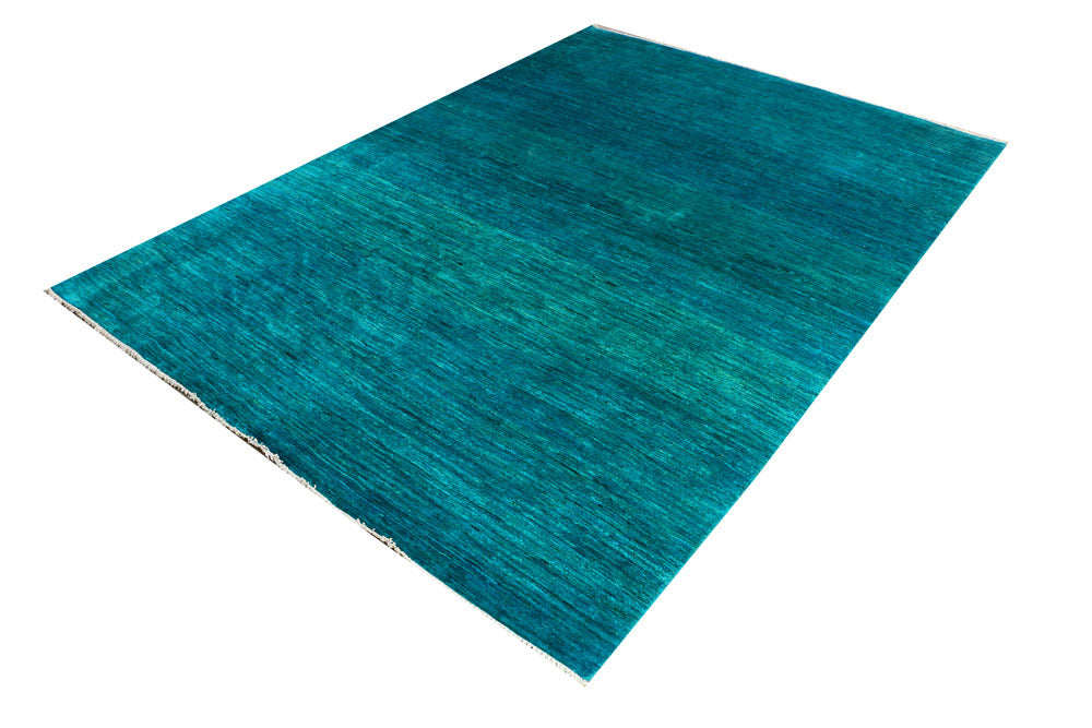 Dark Turquoise Gabbeh 5' 9 x 8' 1 - No. 41116 - ALRUG Rug Store