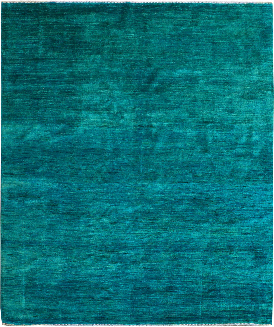 Darkcyan Gabbeh 6' 8 x 7' 10 - No. 41128 - ALRUG Rug Store