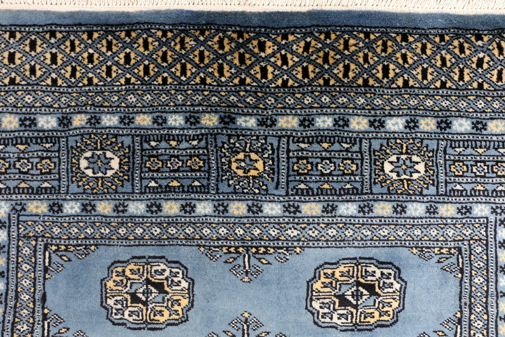 Steel Blue Bokhara 4' x 6' 5 - No. 41145 - ALRUG Rug Store