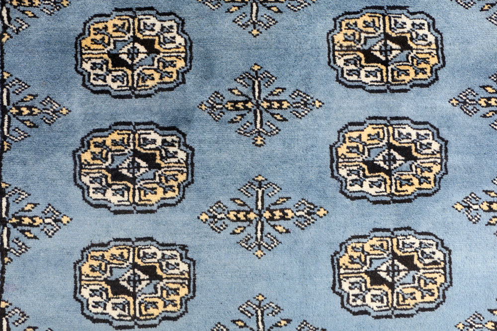 Steel Blue Bokhara 4' x 6' 5 - No. 41145 - ALRUG Rug Store