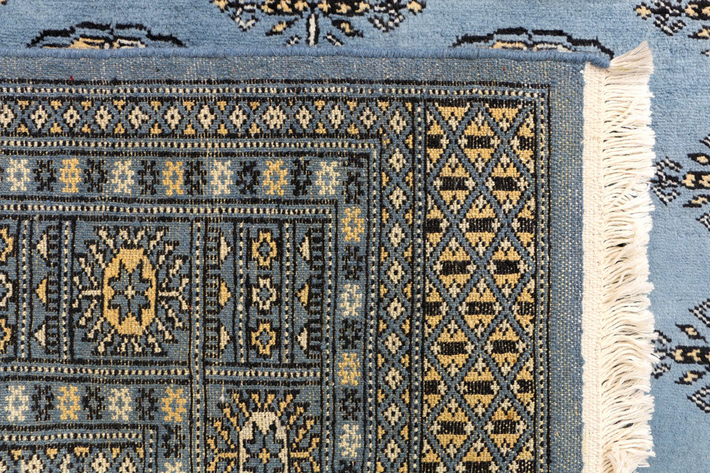 Steel Blue Bokhara 4' x 6' 5 - No. 41145 - ALRUG Rug Store