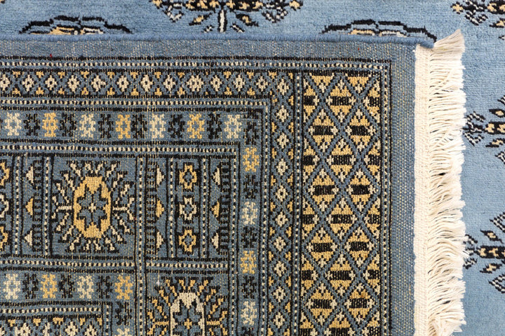 Steel Blue Bokhara 4' x 6' 5 - No. 41145 - ALRUG Rug Store