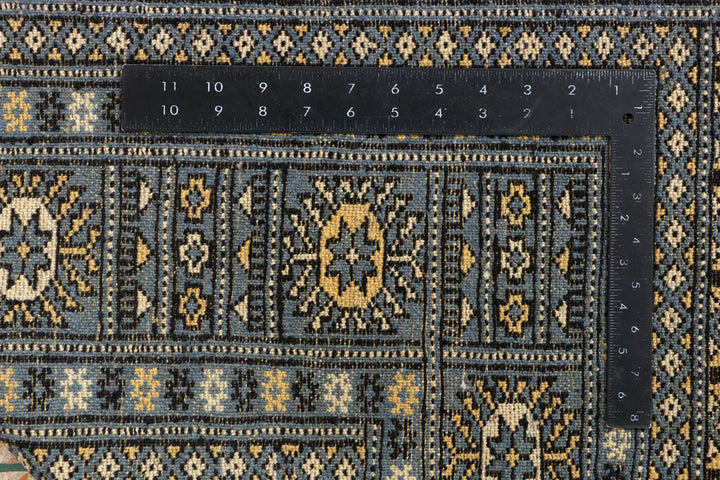 Steel Blue Bokhara 4' x 6' 5 - No. 41145 - ALRUG Rug Store