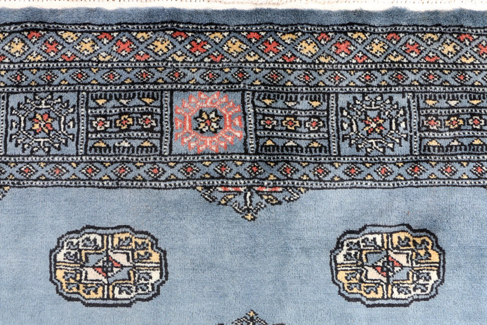 Steel Blue Bokhara 4' x 6' 7 - No. 41150 - ALRUG Rug Store