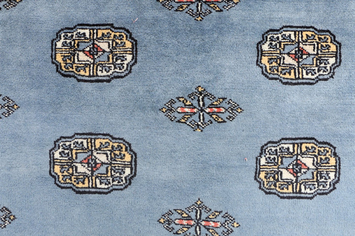 Steel Blue Bokhara 4' x 6' 7 - No. 41150 - ALRUG Rug Store