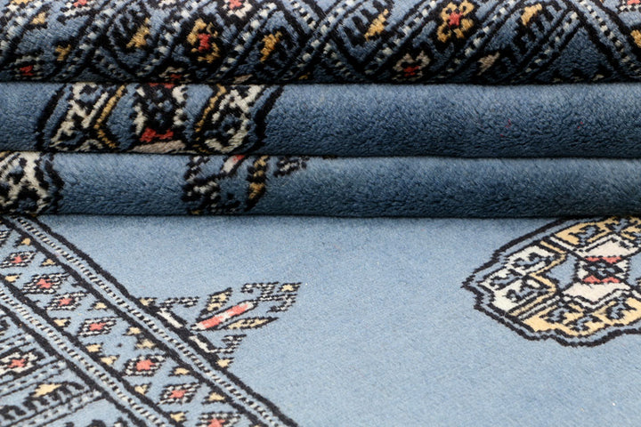 Steel Blue Bokhara 4' x 6' 7 - No. 41150 - ALRUG Rug Store