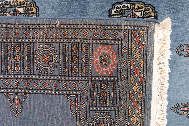 Steel Blue Bokhara 4' x 6' 7 - No. 41150 - ALRUG Rug Store