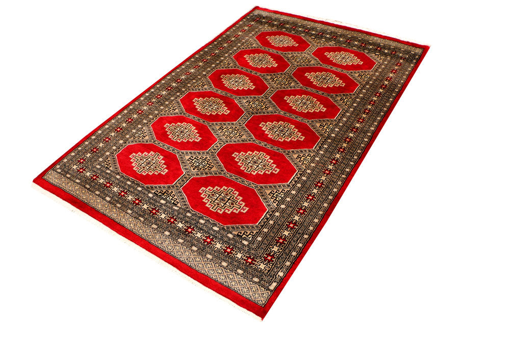 Red Jaldar 4' 2 x 6' 5 - No. 41151 - ALRUG Rug Store