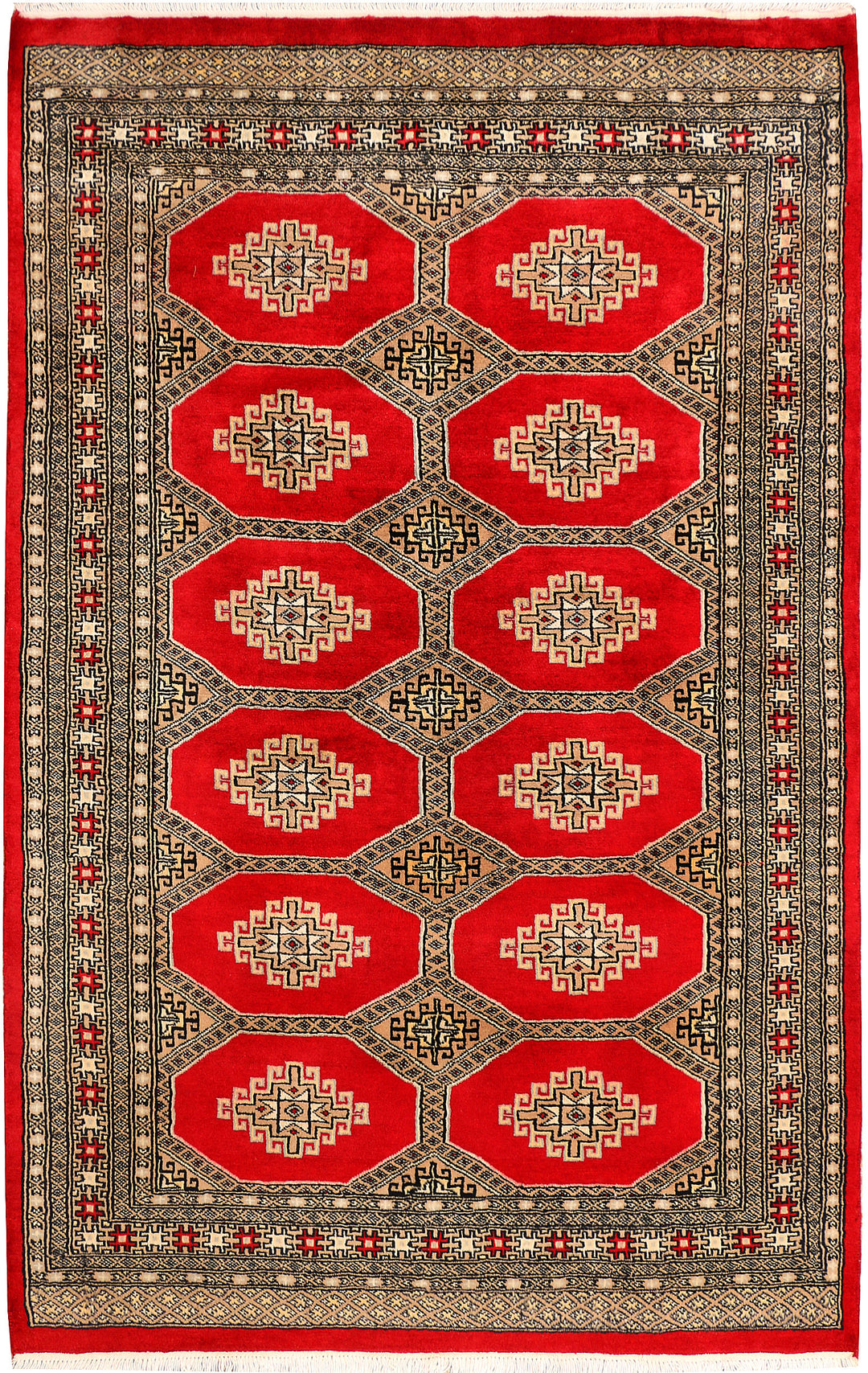 Red Jaldar 4' 2 x 6' 5 - No. 41151 - ALRUG Rug Store