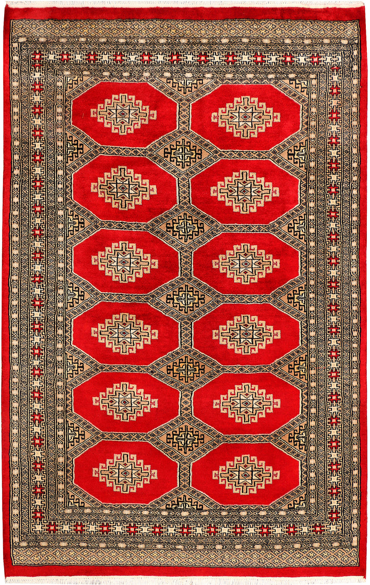 Red Jaldar 4' 2 x 6' 5 - No. 41151 - ALRUG Rug Store