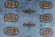 Steel Blue Bokhara 4' 3 x 5' 7 - No. 41152 - ALRUG Rug Store