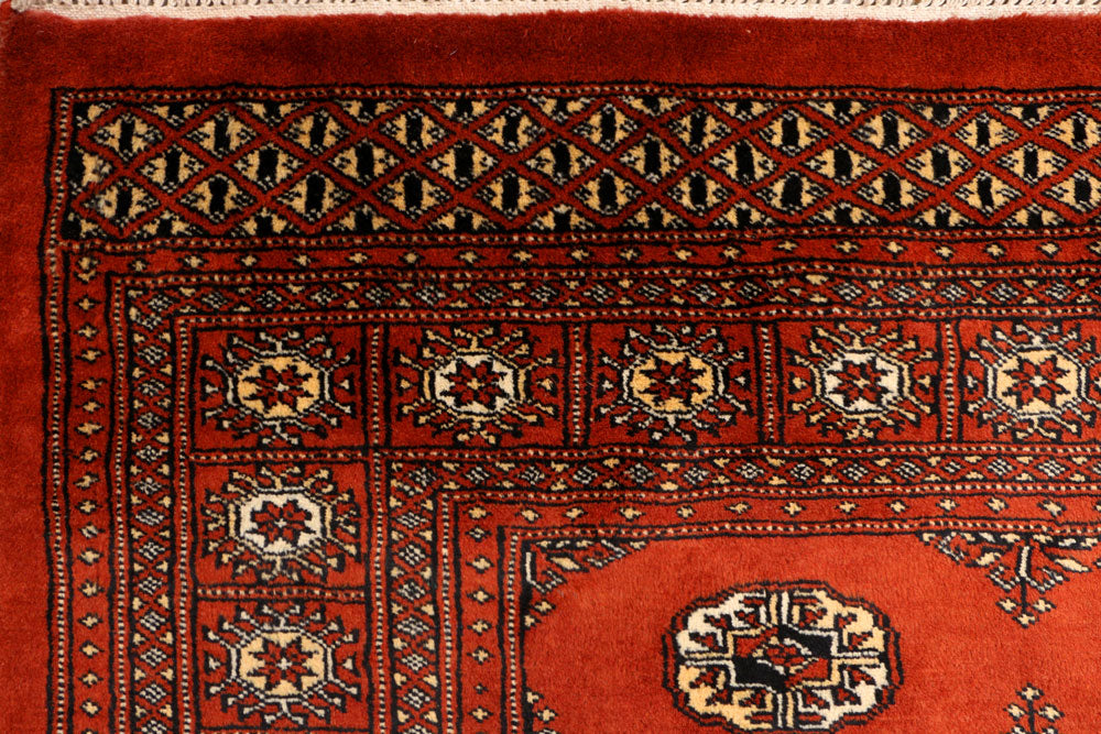 Firebrick Bokhara 4' x 6' 8 - No. 41156 - ALRUG Rug Store