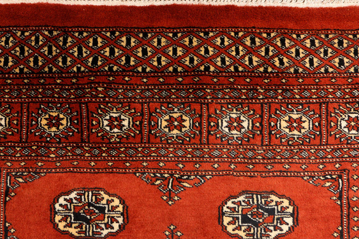 Firebrick Bokhara 4' x 6' 8 - No. 41156 - ALRUG Rug Store