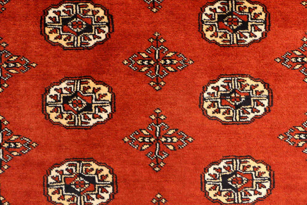 Firebrick Bokhara 4' x 6' 8 - No. 41156 - ALRUG Rug Store