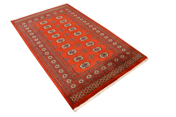 Firebrick Bokhara 4' x 6' 8 - No. 41156 - ALRUG Rug Store