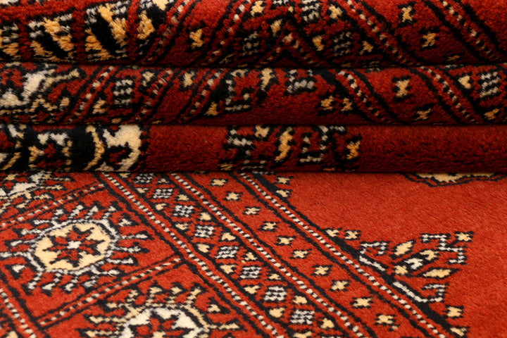 Firebrick Bokhara 4' x 6' 8 - No. 41156 - ALRUG Rug Store