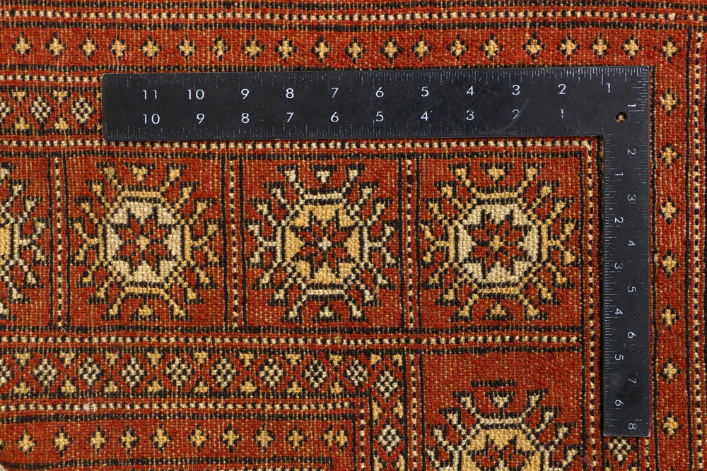 Firebrick Bokhara 4' x 6' 8 - No. 41156 - ALRUG Rug Store