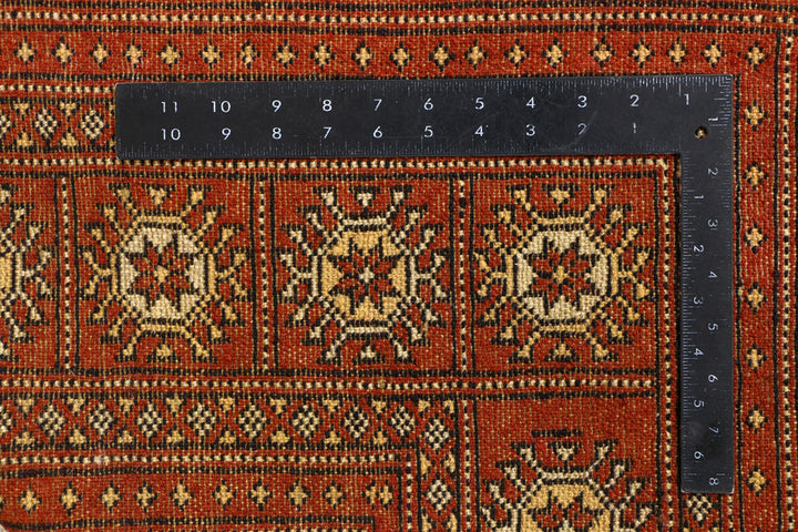 Firebrick Bokhara 4' x 6' 8 - No. 41156 - ALRUG Rug Store