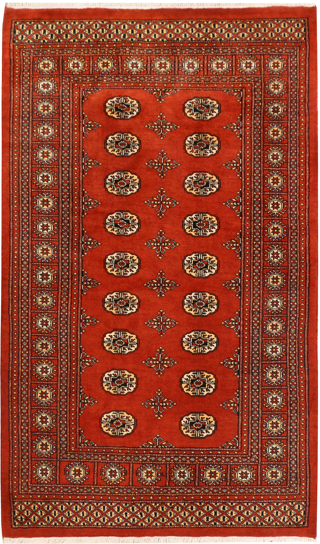 Firebrick Bokhara 4' x 6' 8 - No. 41156 - ALRUG Rug Store