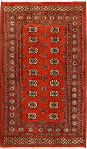 Firebrick Bokhara 4' x 6' 8 - No. 41156 - ALRUG Rug Store