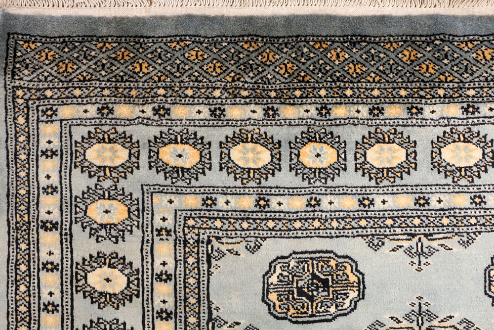 Light Slate Grey Bokhara 4' x 6' 6 - No. 41157 - ALRUG Rug Store