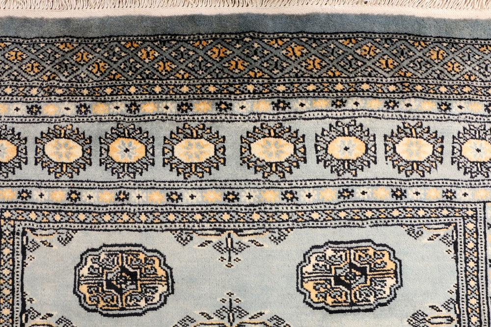 Light Slate Grey Bokhara 4' x 6' 6 - No. 41157 - ALRUG Rug Store