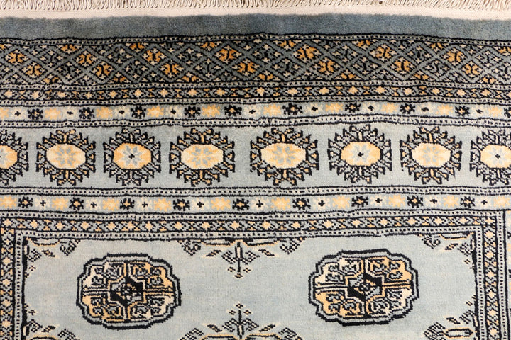 Light Slate Grey Bokhara 4' x 6' 6 - No. 41157 - ALRUG Rug Store