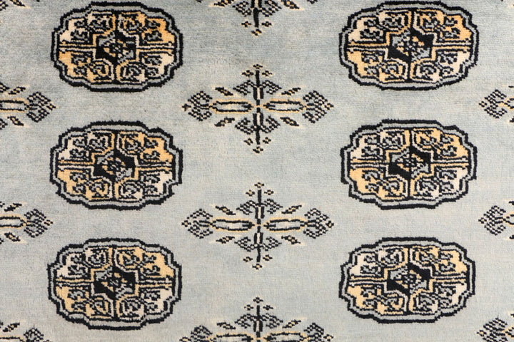 Light Slate Grey Bokhara 4' x 6' 6 - No. 41157 - ALRUG Rug Store