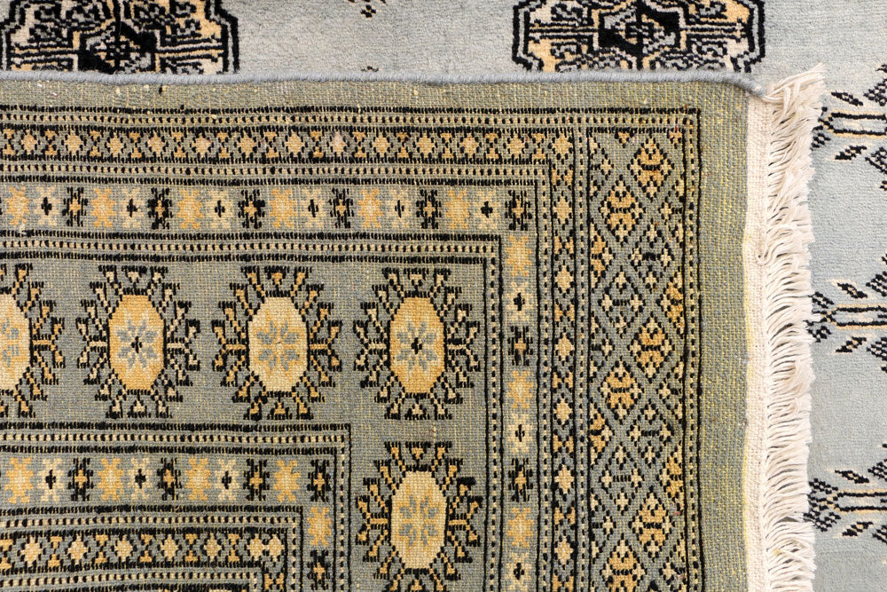 Light Slate Grey Bokhara 4' x 6' 6 - No. 41157 - ALRUG Rug Store