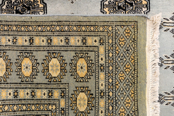 Light Slate Grey Bokhara 4' x 6' 6 - No. 41157 - ALRUG Rug Store