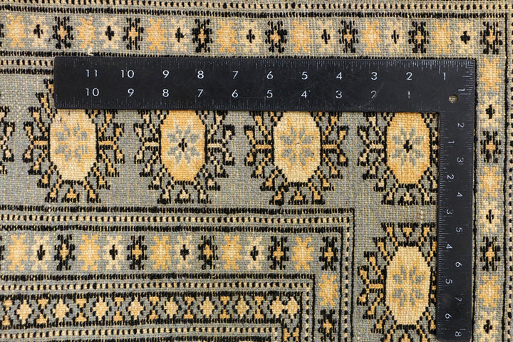 Light Slate Grey Bokhara 4' x 6' 6 - No. 41157 - ALRUG Rug Store