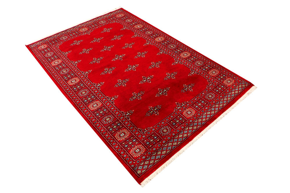 Dark Red Butterfly 4' x 6' 1 - No. 41158 - ALRUG Rug Store