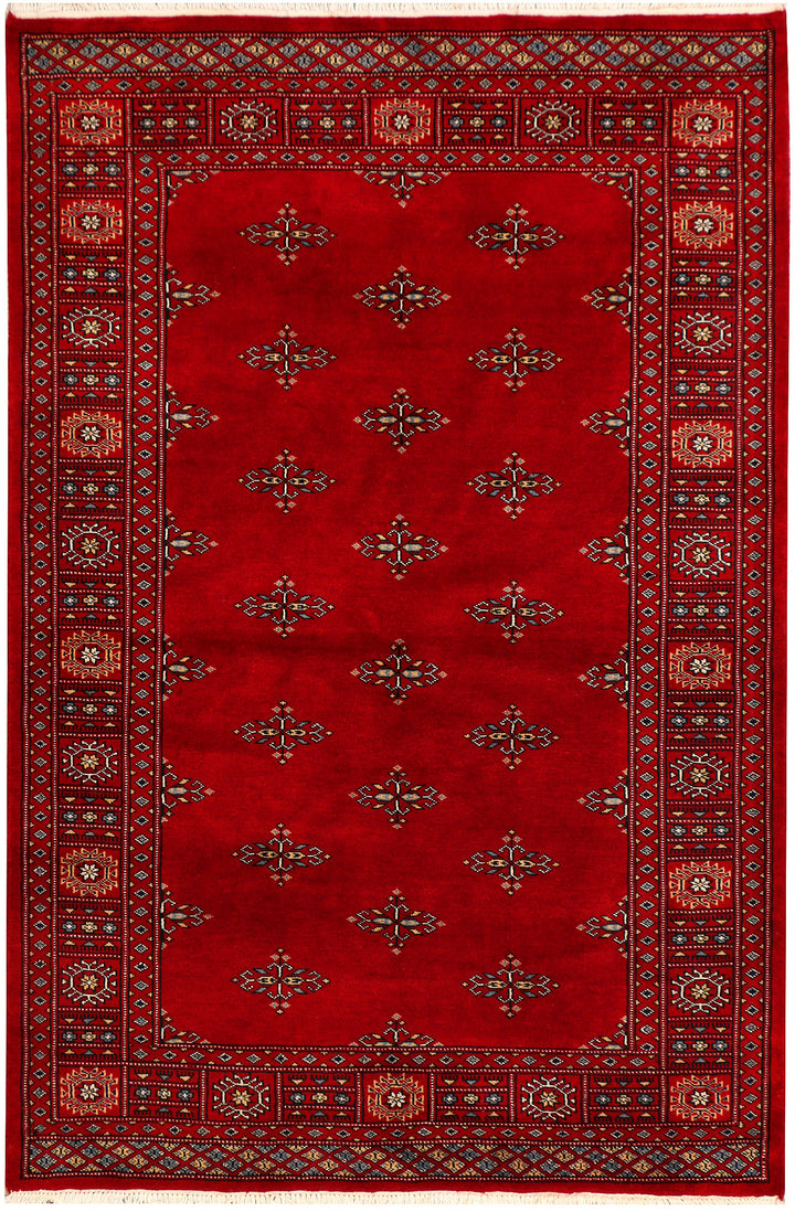 Dark Red Butterfly 4' x 6' 1 - No. 41158 - ALRUG Rug Store