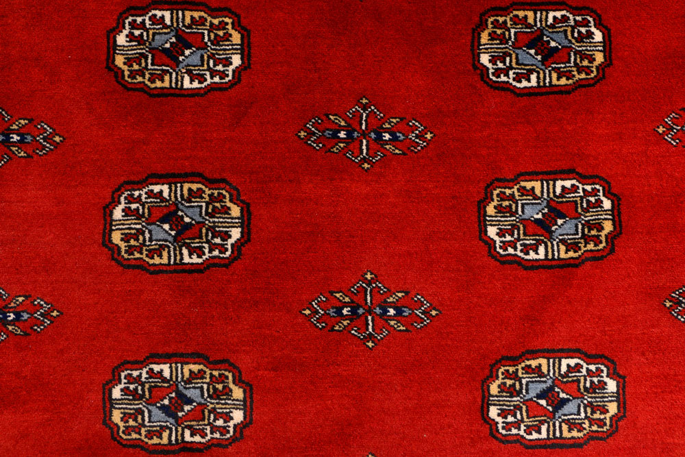 Dark Red Bokhara 4' x 6' 2 - No. 41164 - ALRUG Rug Store