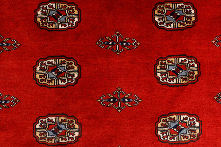 Dark Red Bokhara 4' x 6' 2 - No. 41164 - ALRUG Rug Store