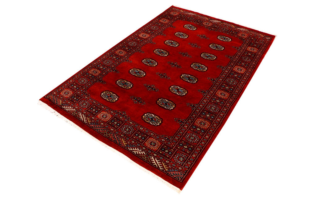 Dark Red Bokhara 4' x 6' 2 - No. 41164 - ALRUG Rug Store